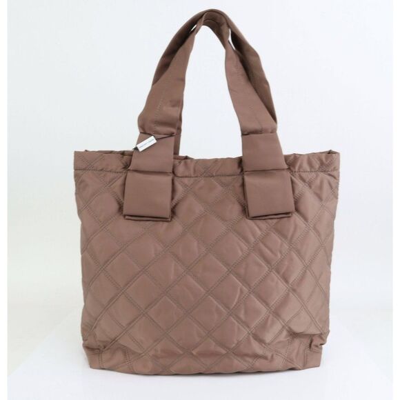 NWT Marc Jacobs Quilted Knot LARGE Tote in French Grey - Picture 6 of 12
